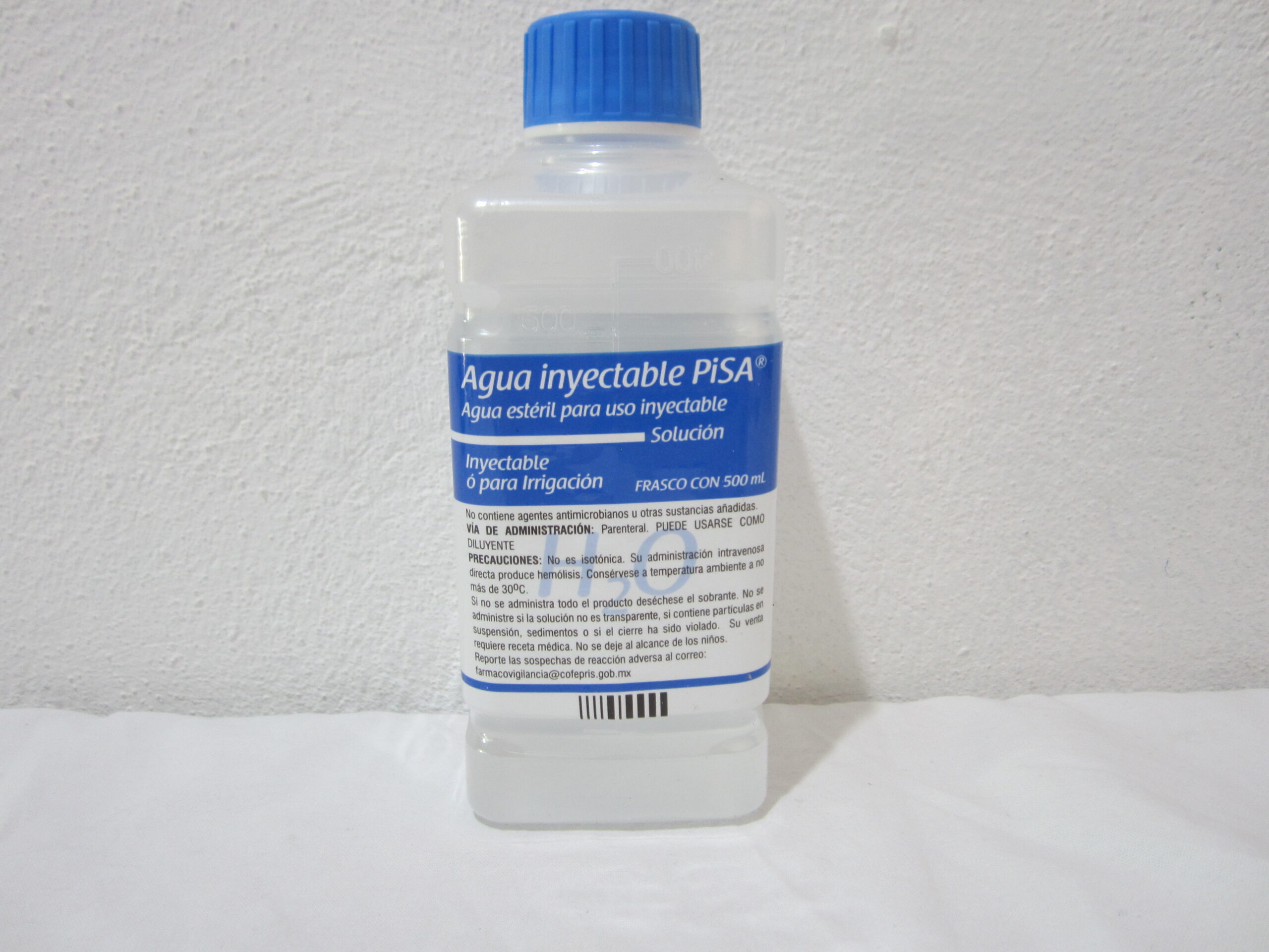 Injectable double distilled water: a component for safe administration